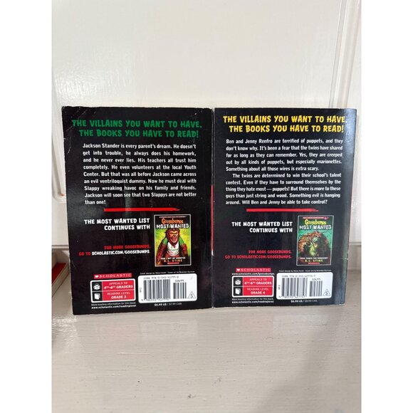 Goosebumps Most Wanted Book Set By R.L. Stine  4 Books - Picture 5 of 9